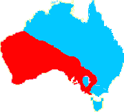 Kangaroo population map